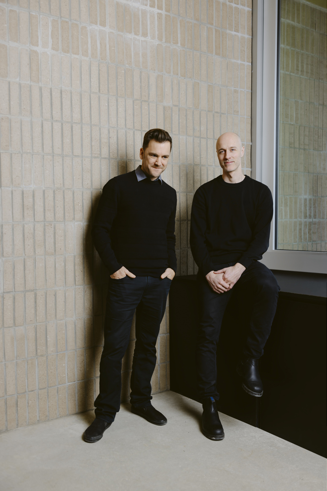 Olivier Bourgeois
et Régis Lechasseur, architectes